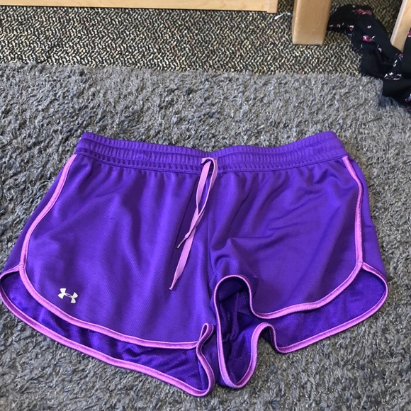 Purple under armor shorts - Picture 1 of 1